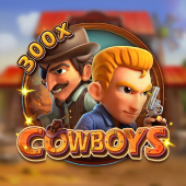 Cowboys game icon with western wanted-poster artwork